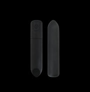 SMITH + WETSON in Black. This compact bullet vibrator delivers 10 powerful vibration patterns with the press of one button. With a smooth, 100% silicone body & tapered tip, it only takes the slightest flick of your wrist to take you from 0 to 100 in less than 60 seconds.  Find high quality sex toys for everyone at alittlekinky.co. Shop KINK.