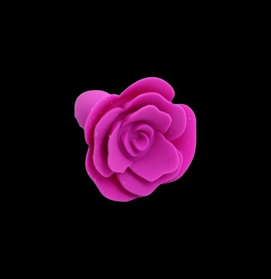 Bring some floral fantasy to your backdoor play with our Feeling Rosey anal plug. Made of smooth and firm silicone, this 2" plug is ready to give your backdoor the ultimate sensation with a maximum tapered width of 1.2". It's the perfect size to experience the full pleasure of anal play. Made of 100% medical-grade silicone, this baby is body-safe, easy to clean, and waterproof.